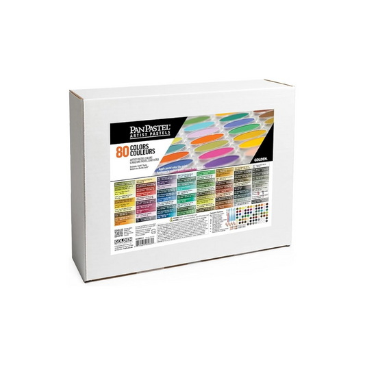 Colorfin PPSTL80 PanPastel Ultra Soft Artist Pastel Set, 80-Pack