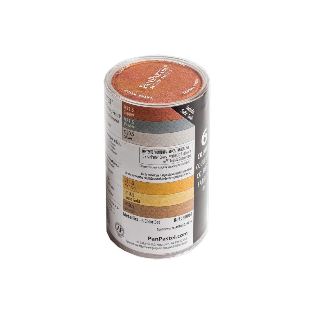 Panpastel Set of 6 Metallic 30061