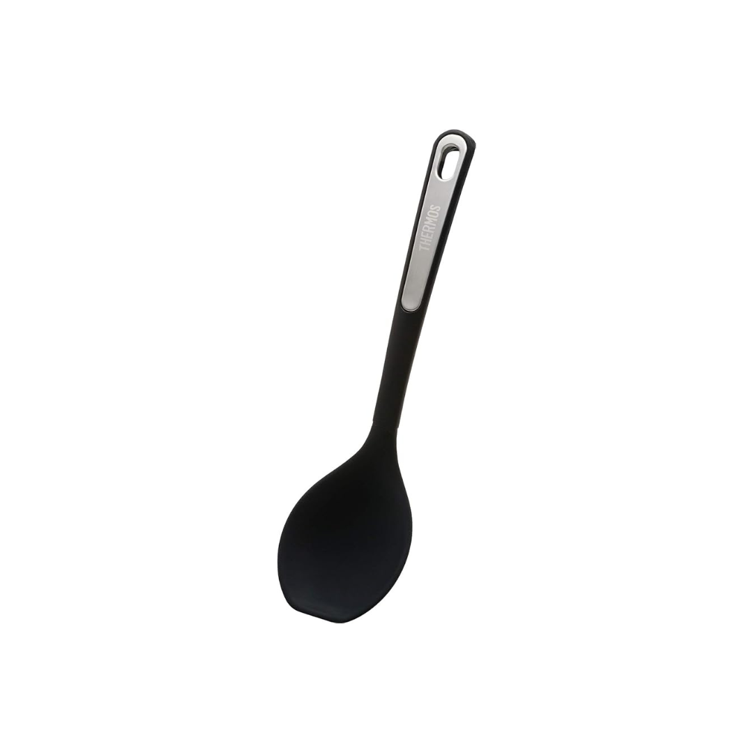 Thermos Silicone Cooking Spoon Black Kitchen Tool KT-S001 BK