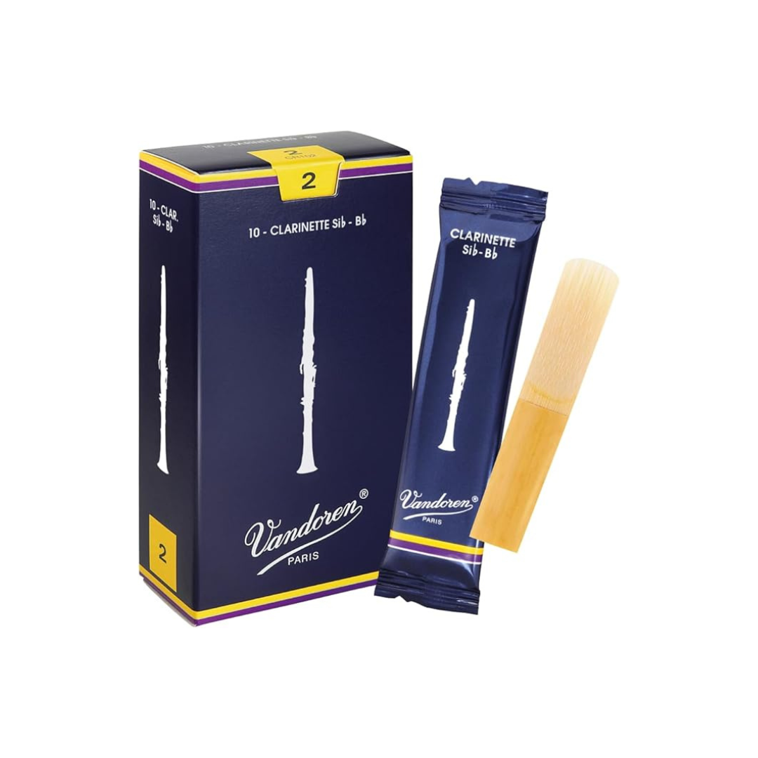 Vandoren B♭ Traditional Clarinet Reeds (Pack of 10) -CR102