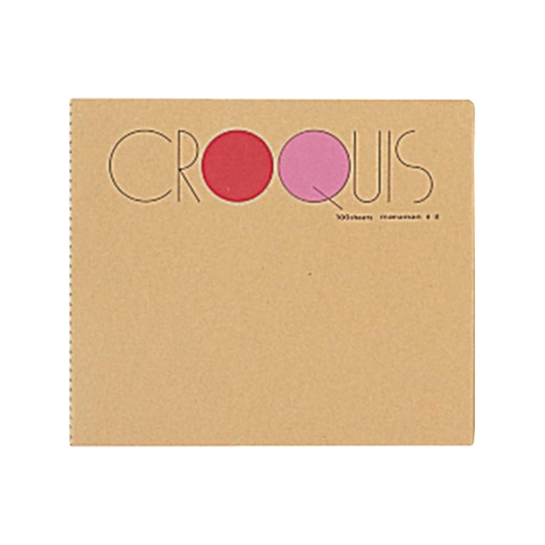 Maruman Croquis White, red