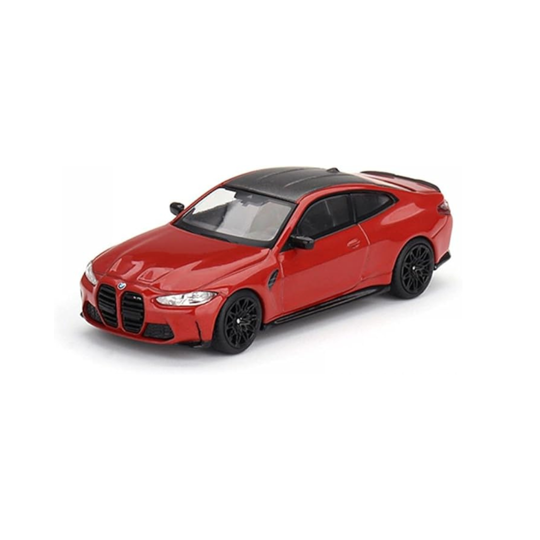 MINI GT 1/64 BMW M4 Competition (G82) Toronto Red Metallic Right Handle, Finished