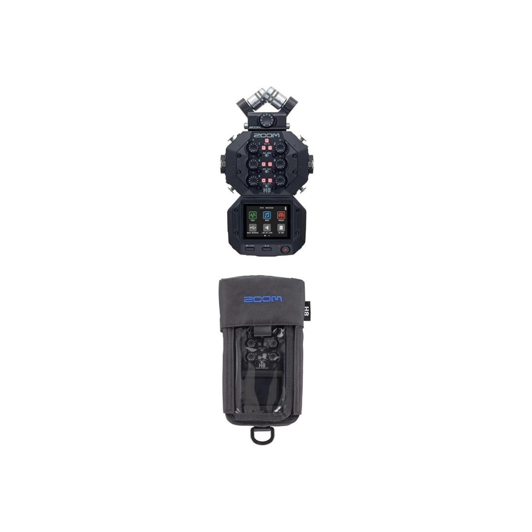 ZOOM H8 8-Channel Handy Recorder Black & Exclusive Case Set