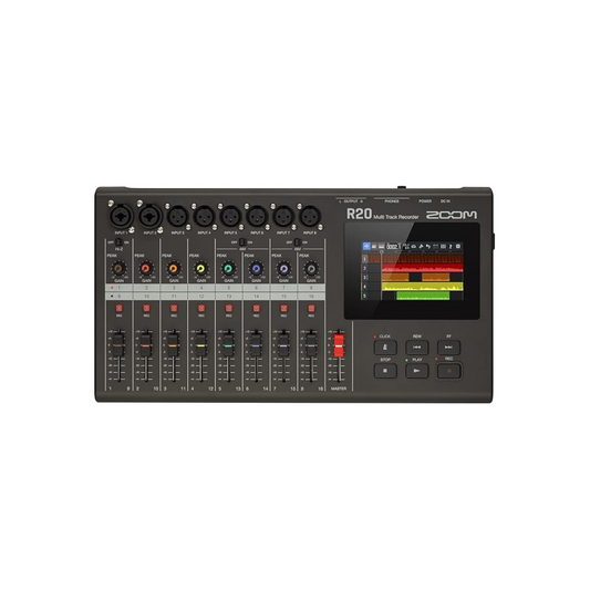 ZOOM R20 Zoom Multitrack Recorder, Intuitive Touch Operation Interface Simplifies Recording, Editing and Mixing Songs