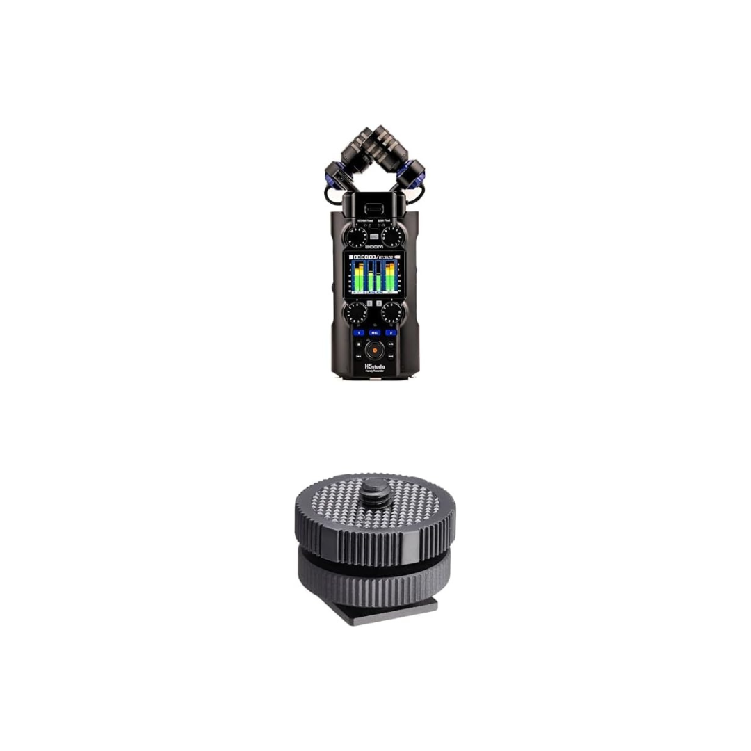 ZOOM H5studio Handy Recorder & Hot Shoe Mount Set