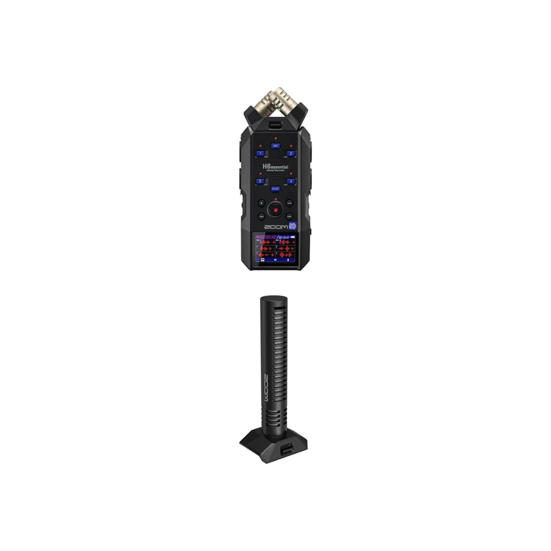 ZOOM H6essential Handy Recorder & Stereo Shotgun Microphone Capsule Set
