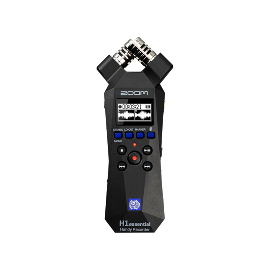 ZOOM Zoom H1essential Handy Recorder, Black, 32-bit Float, Small Podcast, Musical Instrument Playing, ASMR Interview, USB Microphone, Accessibility Function