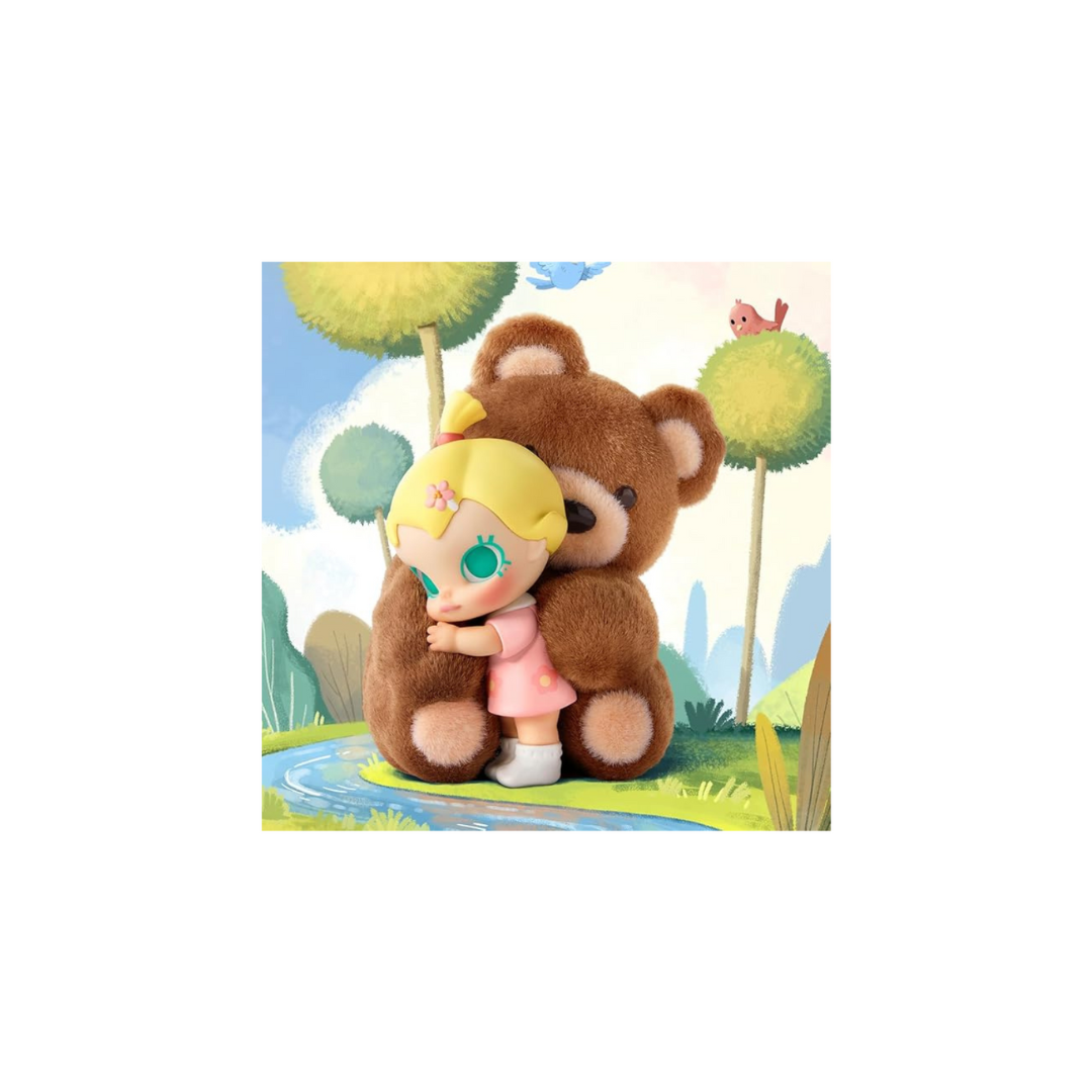 POP MART Baby Molly My Huggable Discovery Series (1 Piece), Pop-Mart Toy Toy Toy Plastic Model Premium Toy PVC Soft Vinyl Original Character Birthday Gift