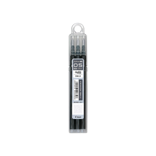 Pilot Refill Frixion Ballpoint Pen 0.5mm Black 3 pcs LFBKRF30EF3B
