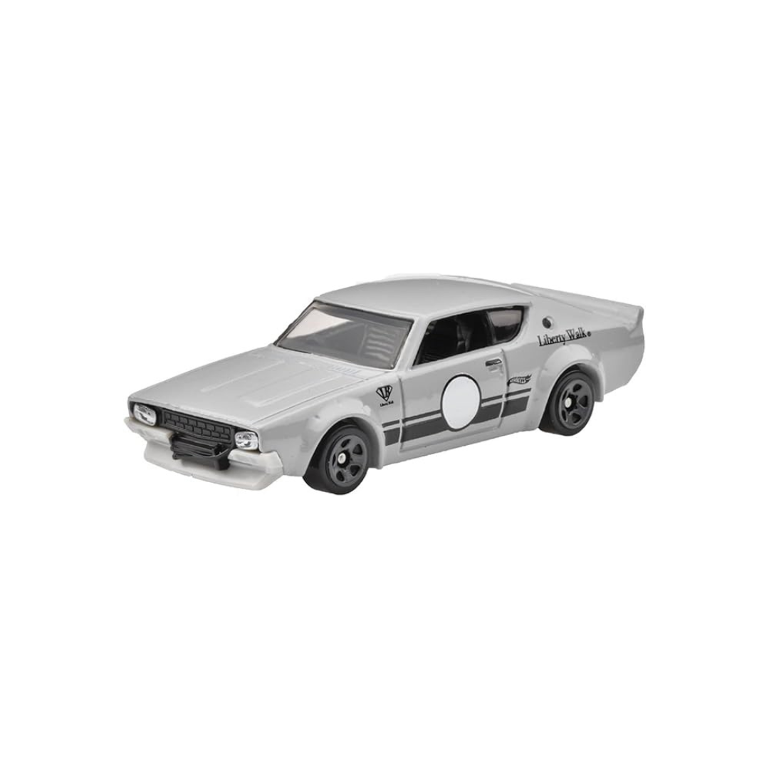 Hot Wheels HXR13 Basic Car, Nissan Skyline 2000GT-R LBWK Vehicle Toy Mini Car 3 Years Old and Up Gray