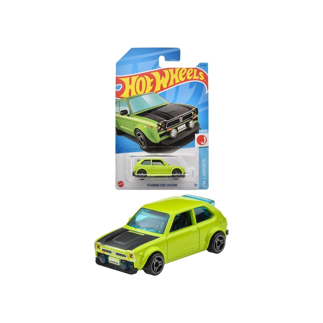 Hot Wheels HNJ97 Basic Car Honda Civic Custom [3 Years Old and Up]