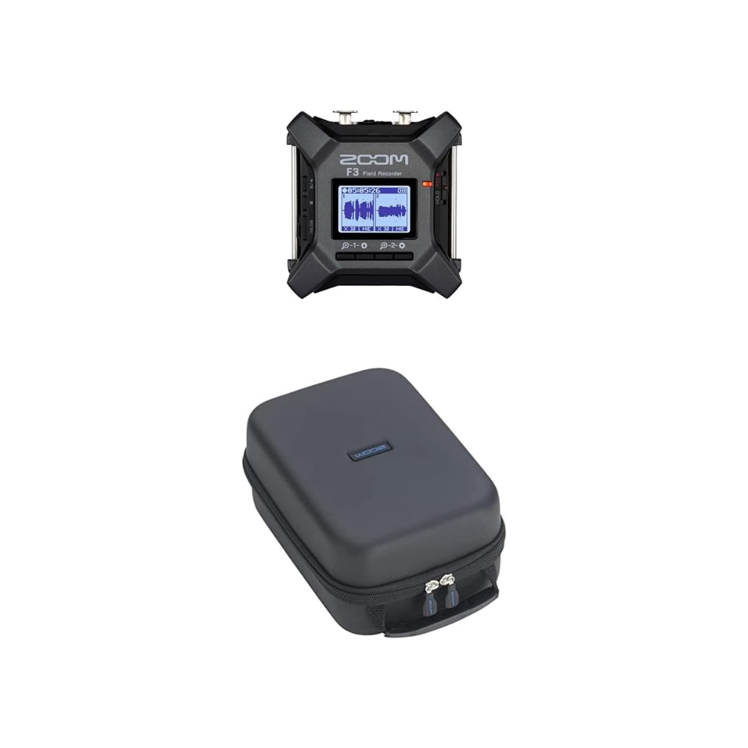 ZOOM F3 Field Recorder & Soft Shell Case Set