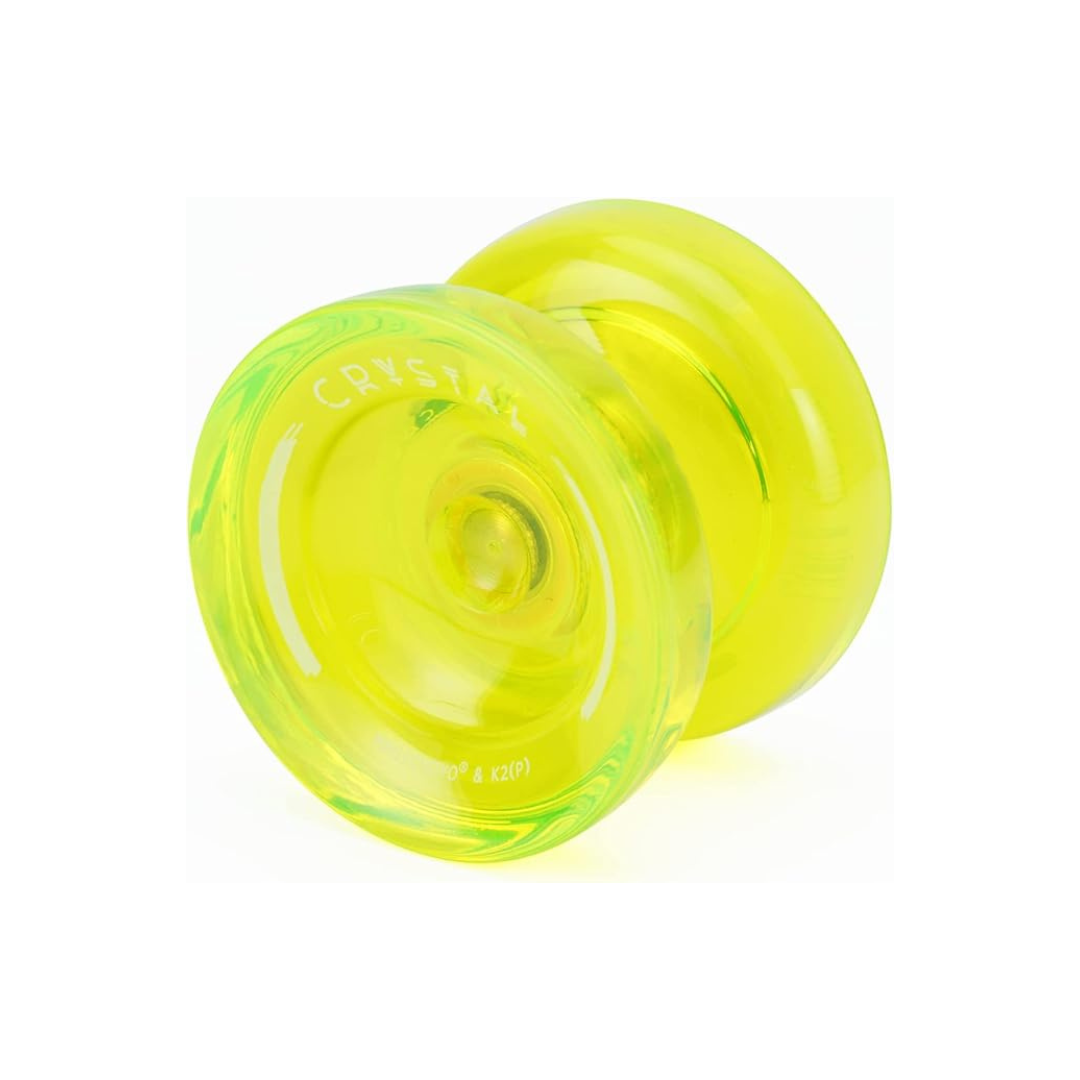 Spin Gear Crystal Yoyo Bind Beginner Intermediate Model (Clear Yellow)
