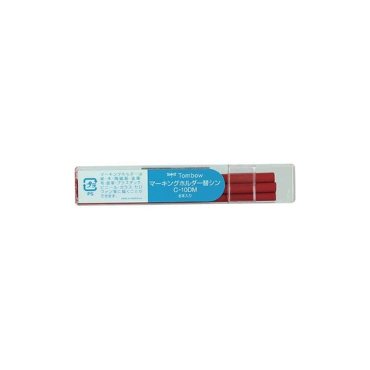 Tombow C-10DM25 Mark Holder Refill Red (4 Pieces)