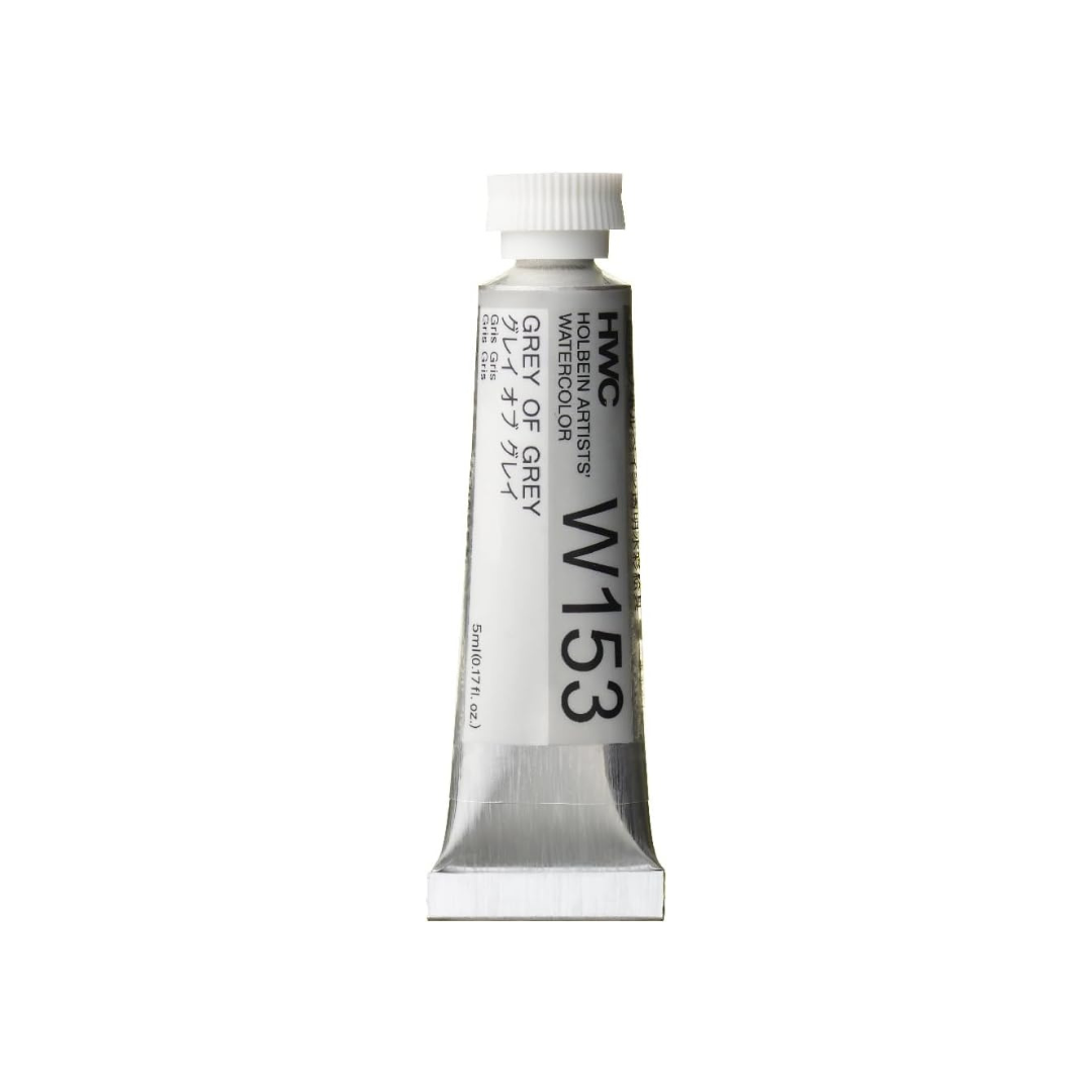 Holbein W153 Transparent Watercolor Paint, Grey of Grey, 0.16 fl oz (5 ml) (No.2), 003153