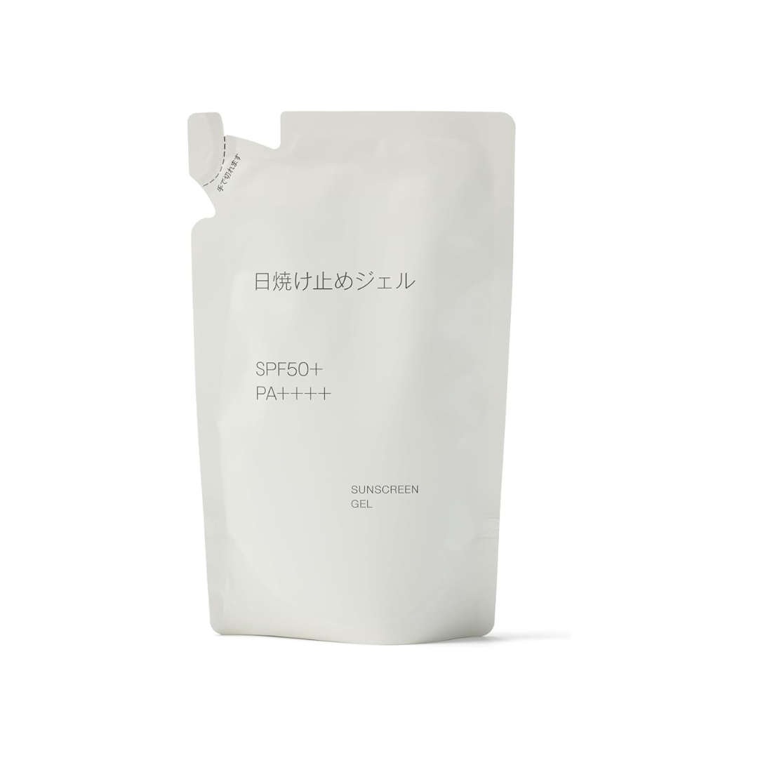 MUJI 84464935 Sunscreen Gel (Refill) SPF50+ PA++++ 4.2 fl oz (120 ml)