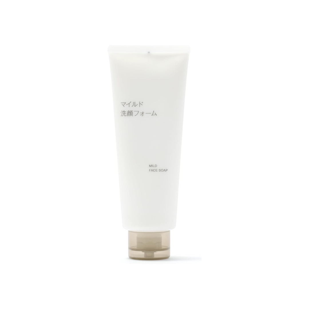 Muji 84464898 Mild Facial Cleansing Foam (Large Capacity), 7.7 oz (220 g)