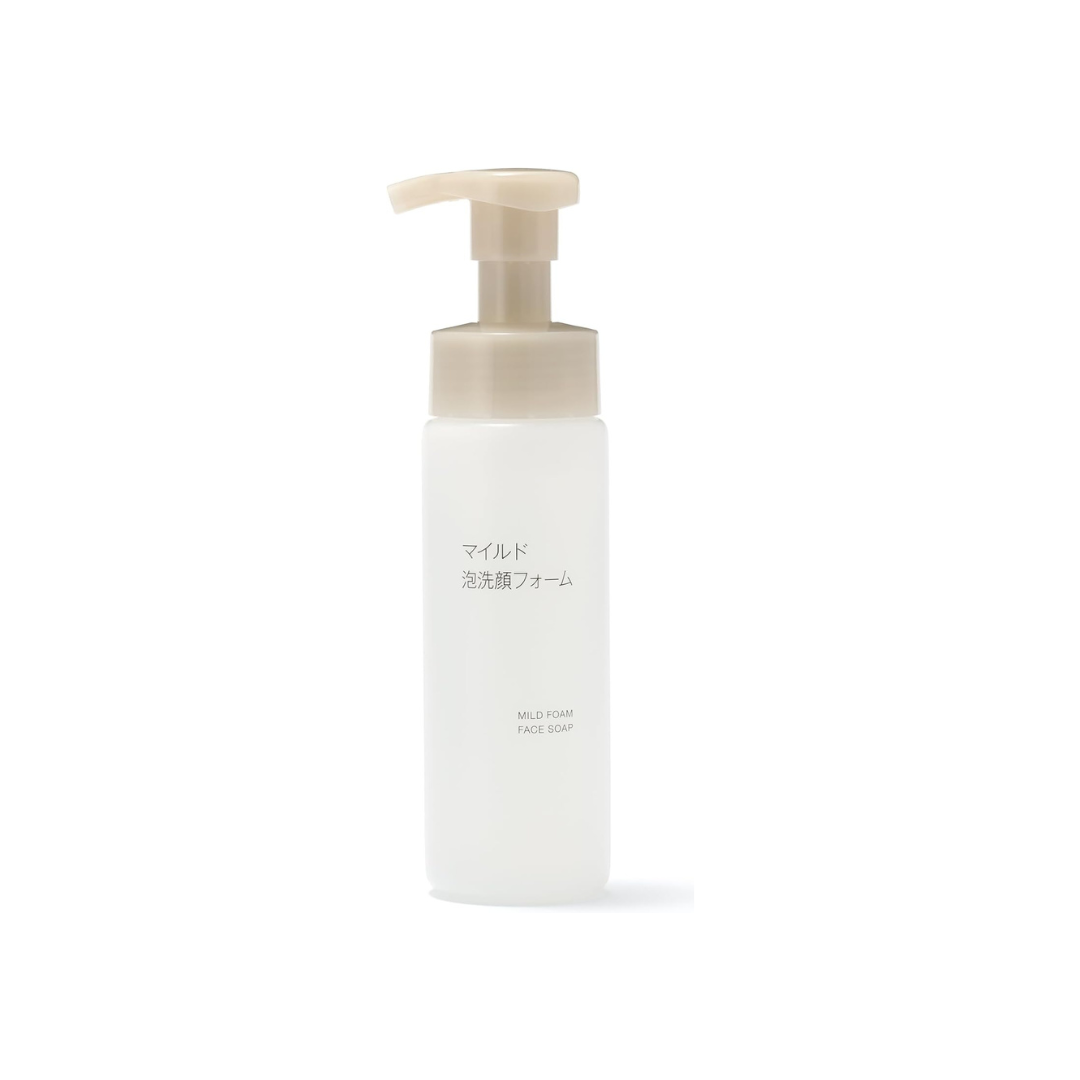 MUJI 83941123 Mild Foam Facial Cleansing Foam, 6.8 fl oz (200 ml)