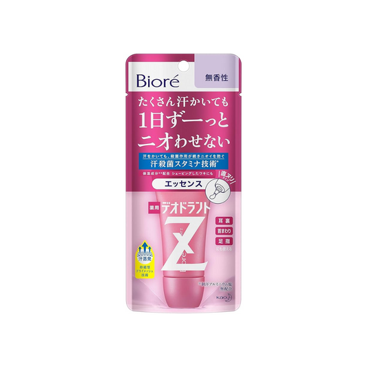 Biore Deodorant Z Essence Unscented, 1.2 oz (30 g)
