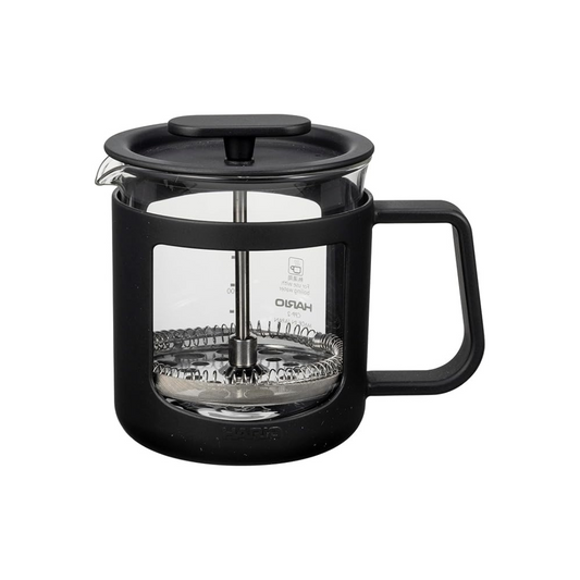 HARIO CPU-2-B CafePress U French Press Tea Press Type Coffee Heat Resistant Glass Practical Capacity 10.1 fl oz (300 ml) Black