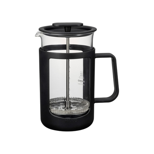 HARIO CPU-4-B CafePress U Press Coffee Heat Resistant Glass, Practical Capacity, 20.3 fl oz (600 ml), Black