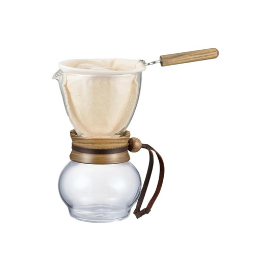 HARIO Nel Drip Pot Wood Neck 1-2 cups Present Gift DPW-1