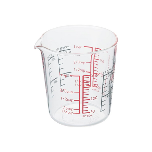 HARIO Measuring Cup, Heat-Resistant Glass, 200ml, Multi-Purpose, Made in Japan, CMJ-200