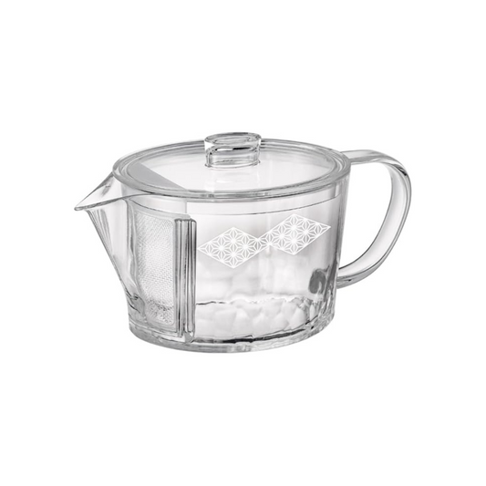 HARIO FIK-45-AS Filter-In Teapot, Hemp Leaves, Practical Capacity, 15.9 fl oz (450 ml), Dishwasher Safe, Tritan Made in Japan, Hemp Leaf Pattern, Made in Japan