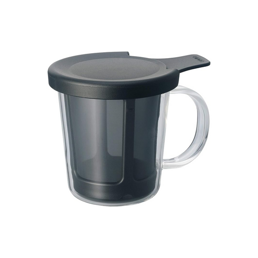 HARIO OCM-1-B One Cup Coffee Maker, 6.0 fl oz (170 ml), Black,