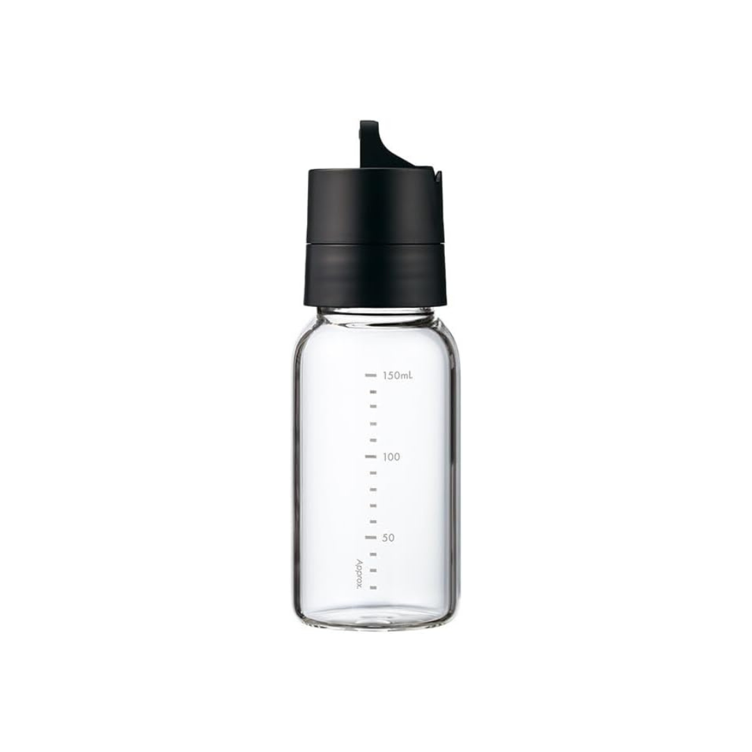 HARIO ODBN-150-B One-Touch Dressing Bottle, 5.1 fl oz (150 ml), Black