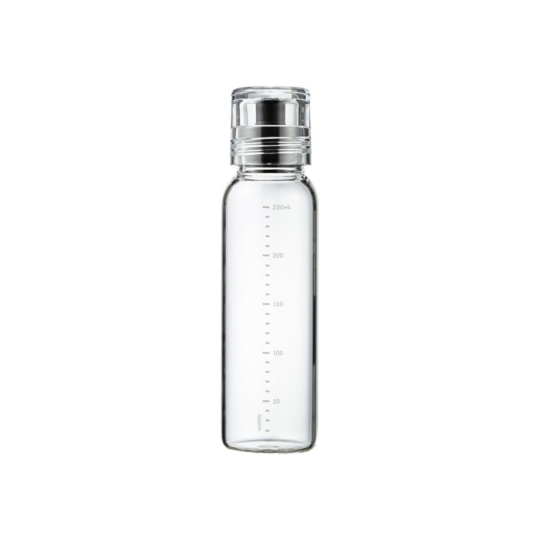 HARIO DBSN-250-B Slim Dressing Bottle, 8.5 fl oz (250 ml), Can Be Used with Hot Water, Black