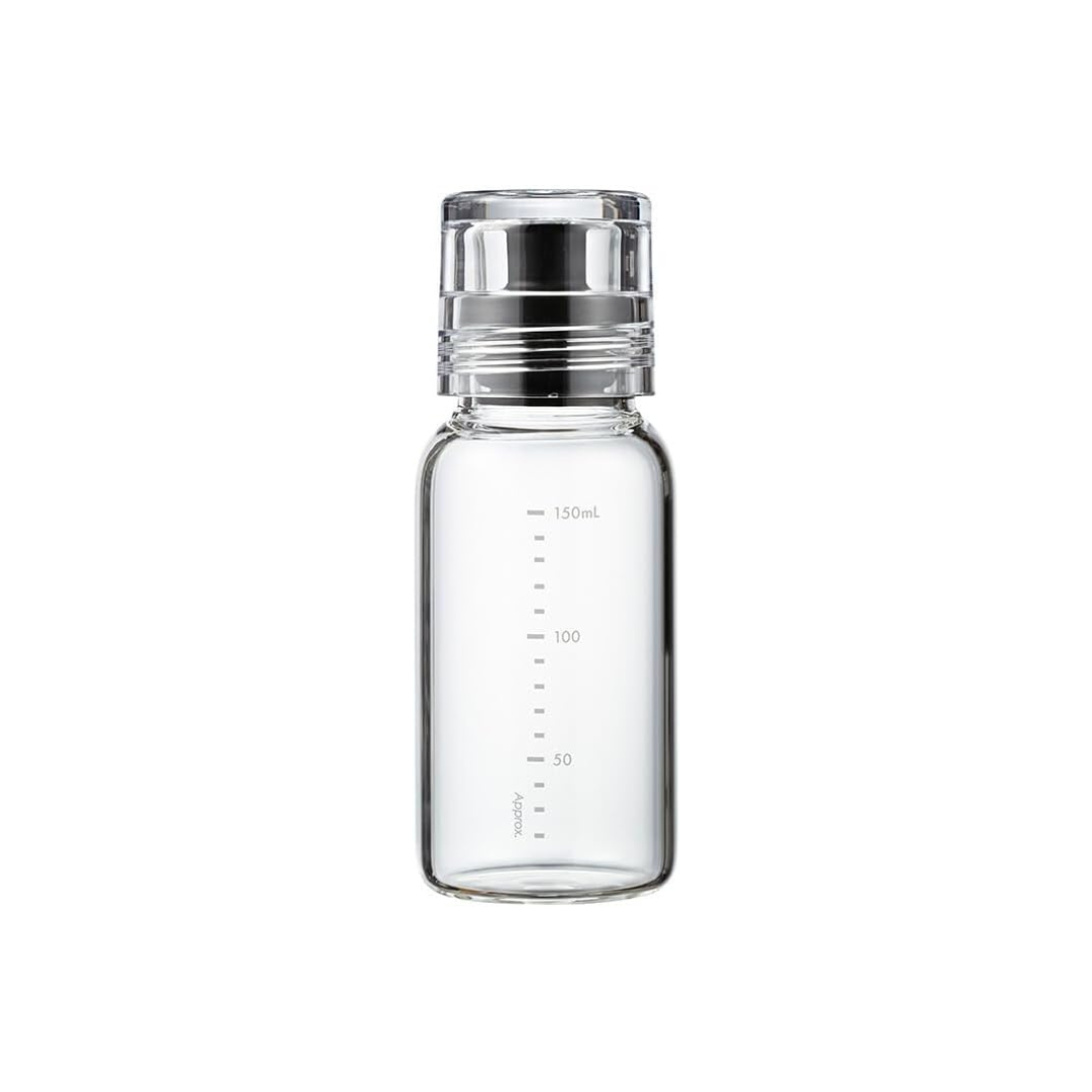 HARIO DBSN-150-B Slim Dressing Bottle, 5.1 fl oz (150 ml), Can Be Used with Hot Water, Black