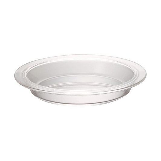HARIO BUONO kitchen HPZ-40-BK Heat Resistant Glass Pie Plate, 13.5 fl oz (400 ml), Clear