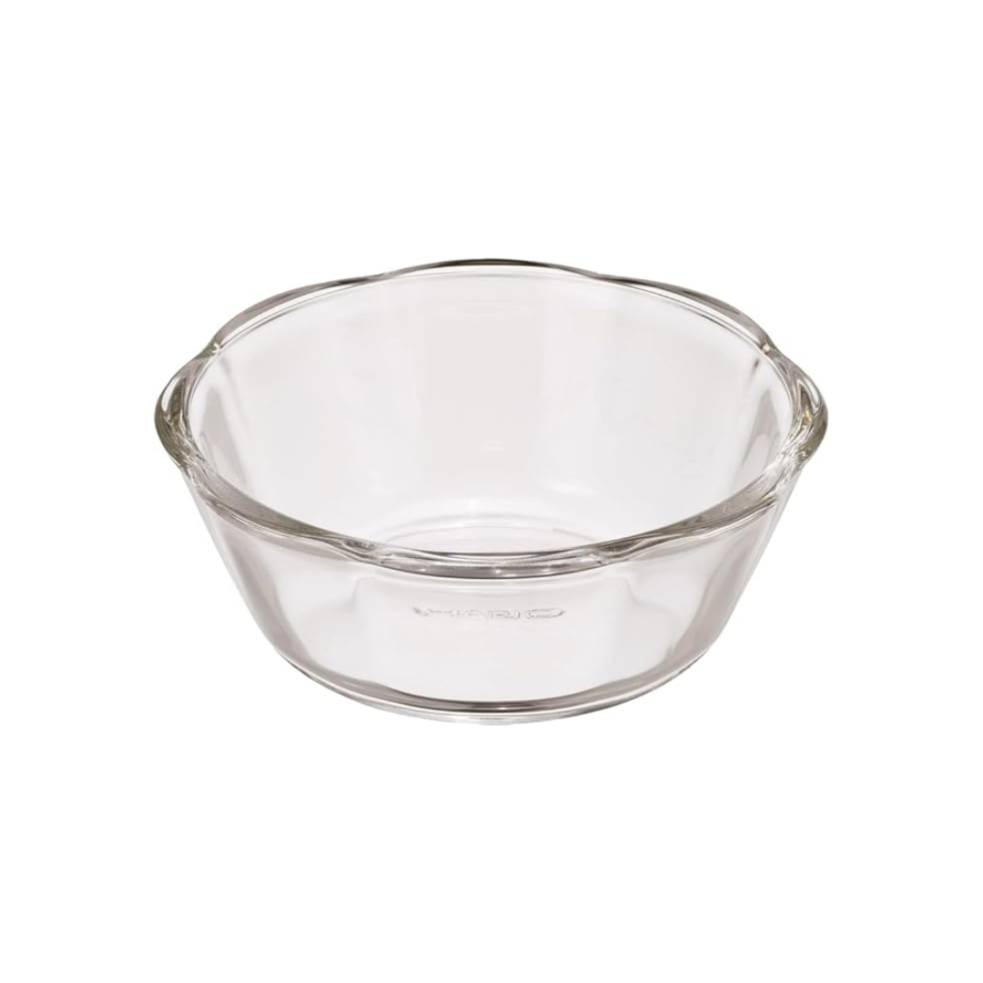 HARIO BUONO kitchen SWB-20-BK Sweets Bowl, Made in Japan, Heat-resistant Glass, 7.8 fl oz (200 ml), Clear