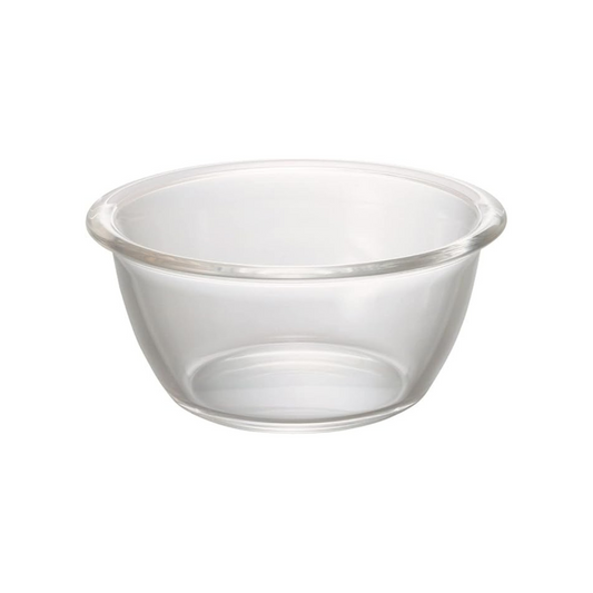 HARIO BUONO kitchen HSB-30-BK Salad Bowl, Made in Japan, Heat Resistant Glass, 10.1 fl oz (300 ml), Clear