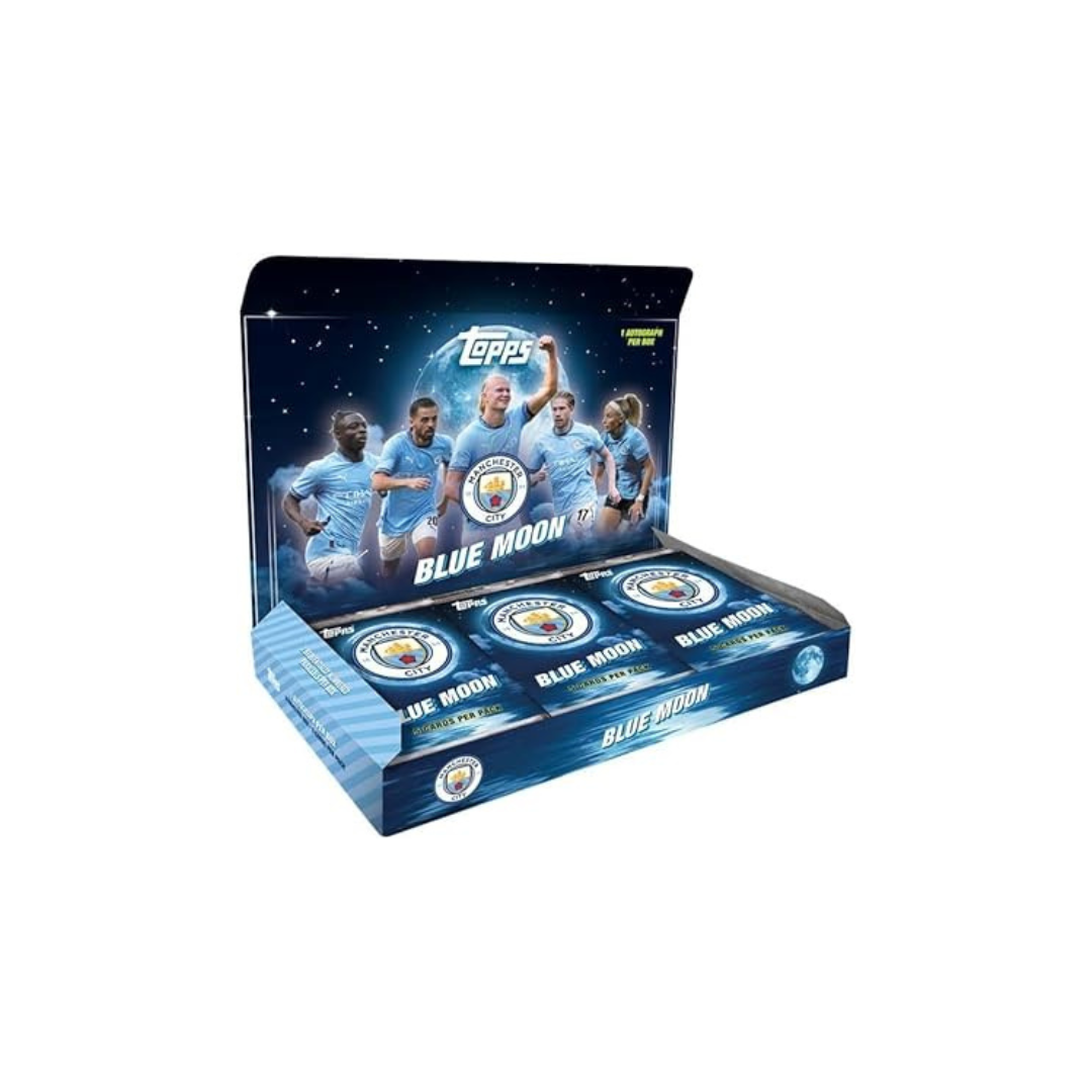 TOPPS Blue Moon Manchester City 2024-25 Hobby Box Blue Moon Manchester City