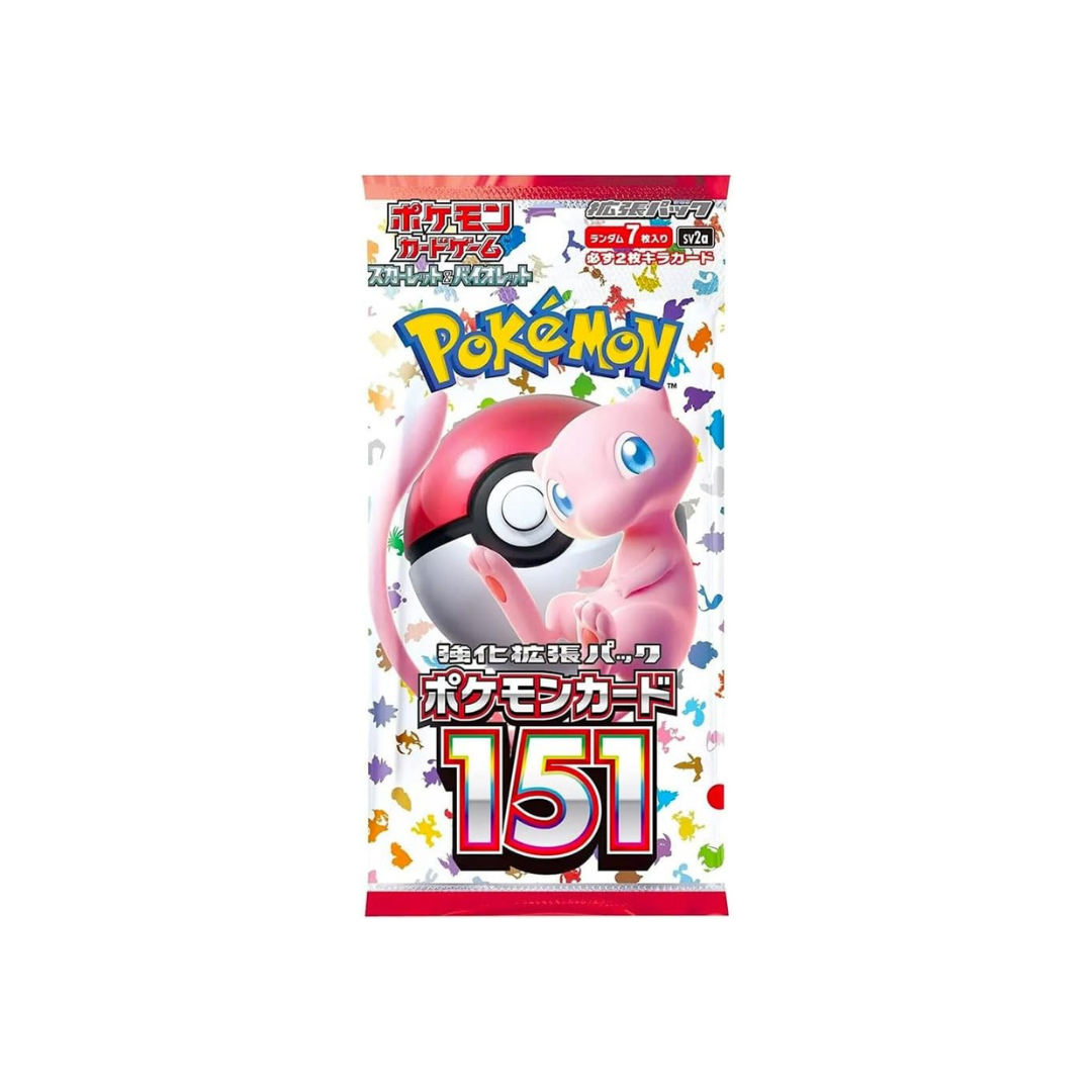 Pokemon Card Game Japanese 151 SV2a Booster Pack (7 Cards Per Pack) Unbox Japan Pokemon Card Game Japanese 151 SV2a Booster Pack (7 Cards Per Pack) Unbox Japan