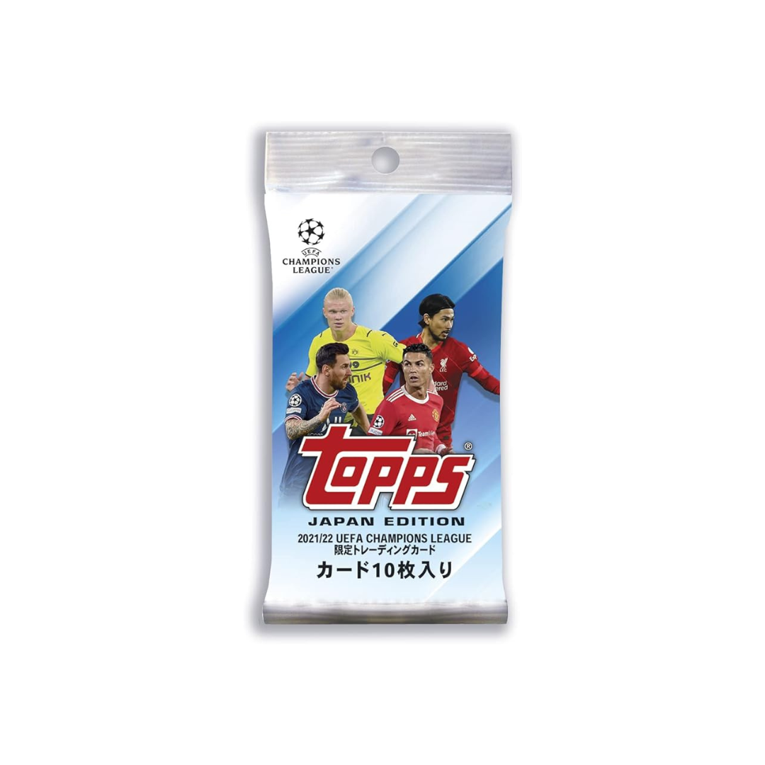 Topps Champions League Japan Edition 1 Pack 2022 Topps UEFA Champions League Foot Ball Japan Edition 1