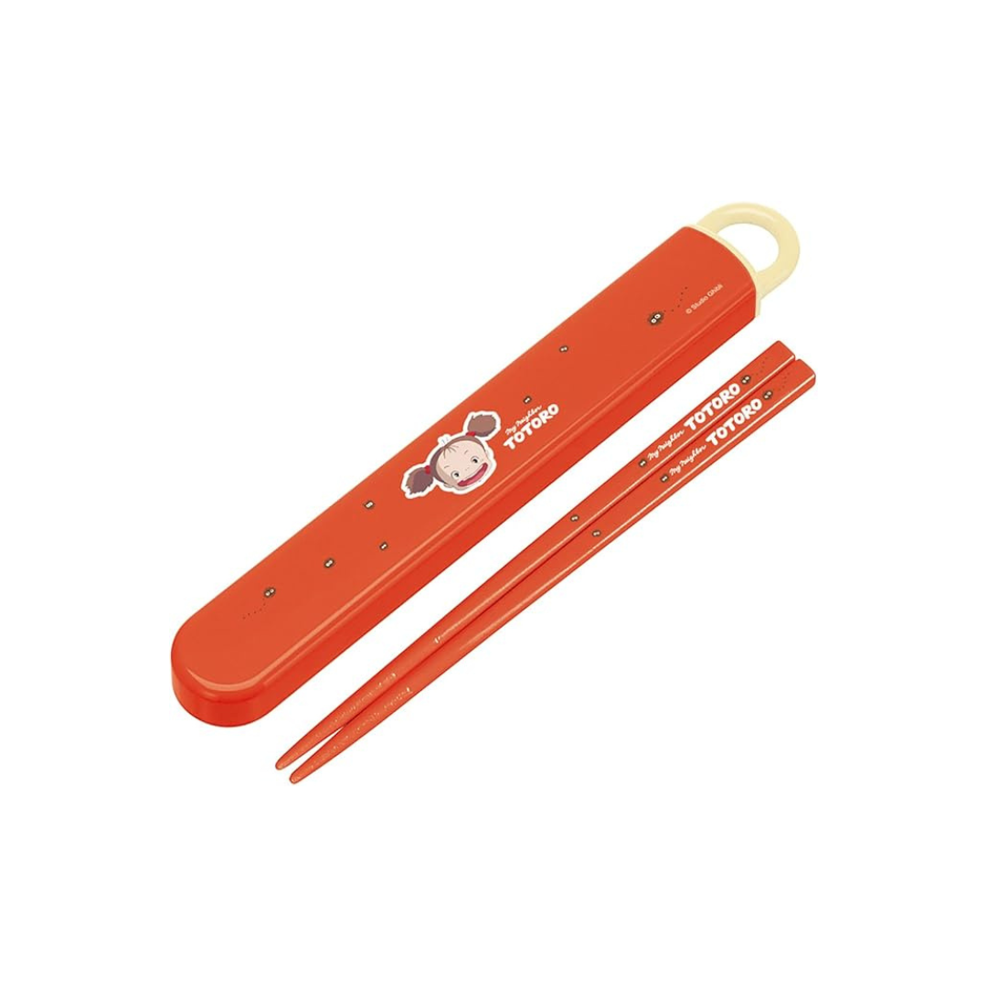 Skater ABS2AM Children’s Chopsticks and Chopstick Case Set, My Neighbor Totoro, Mei, Made in Japan