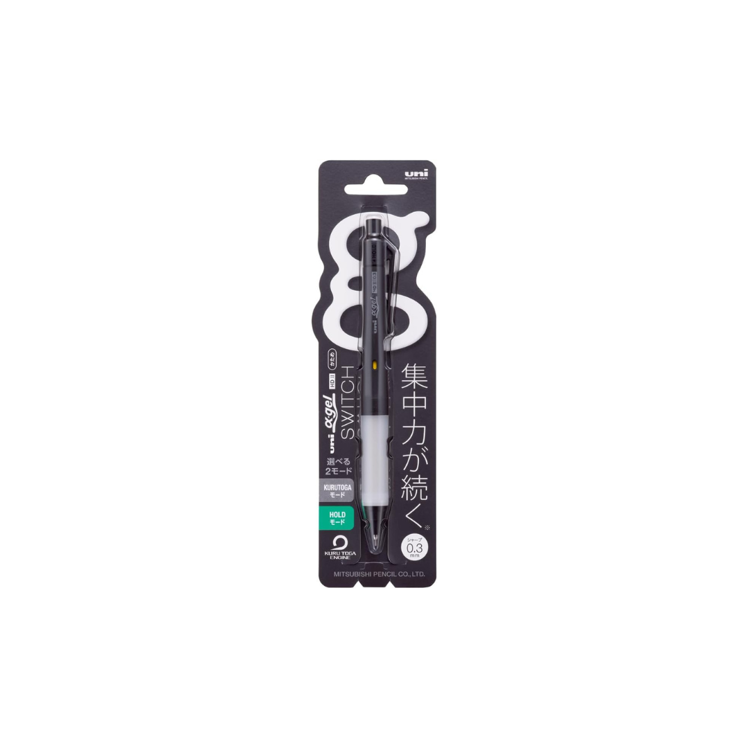 Uni Mitsubishi Pencil Mechanical Pencil Alpha Gel Switch 0.3 Black M31009GG1P.24