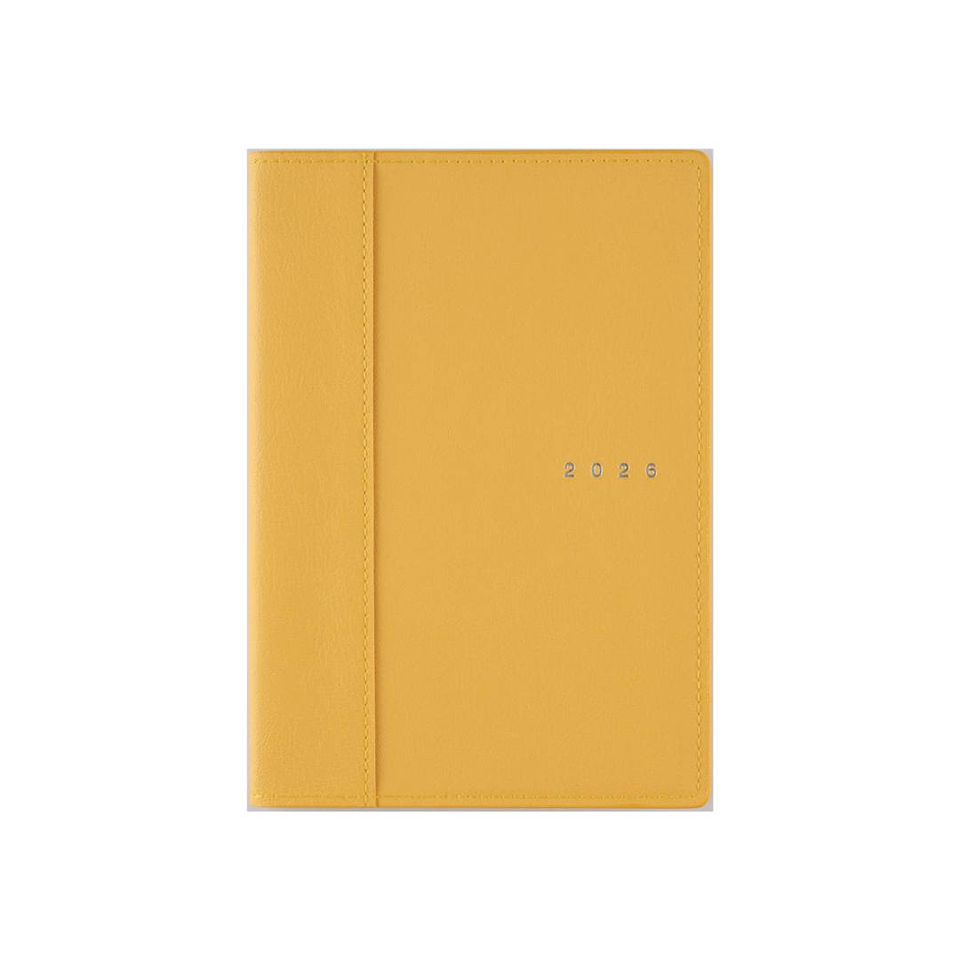 Takahashi No. 632 Notebook, Begins from April 2025, B6 Weekly Charme 2, Mellow Yellow