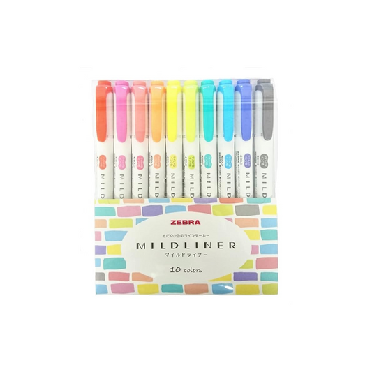 Zebra WKT7-10C-NHC-HI Highlighter, Gentle Color + Sunny