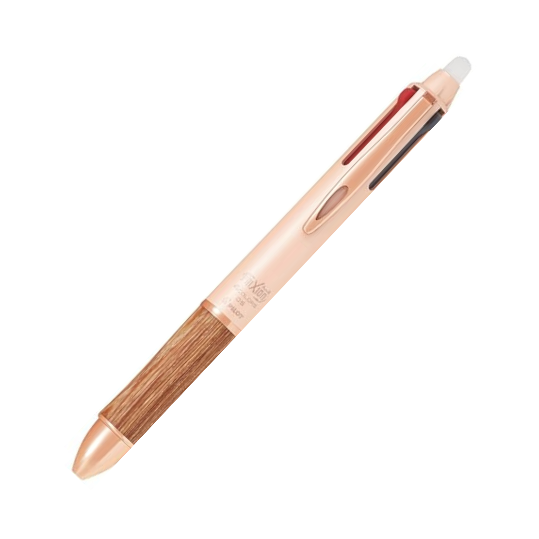 Pilot FriXion ball 4 Colors Ball-point Pen, Wood Black (LKFB-3SEF-B)