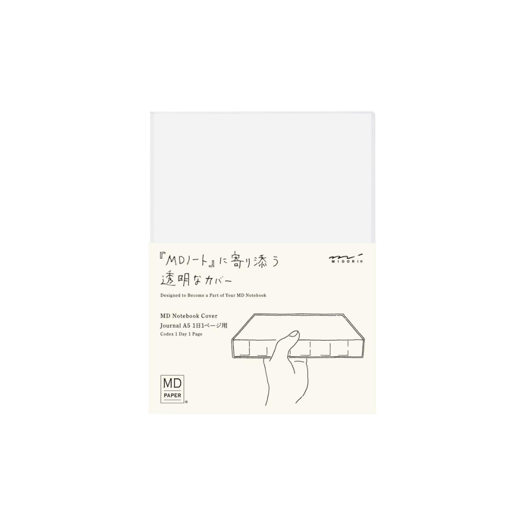 Midori 49566006 Notebook MD Notebook Cover, A5, One Page Per Day
