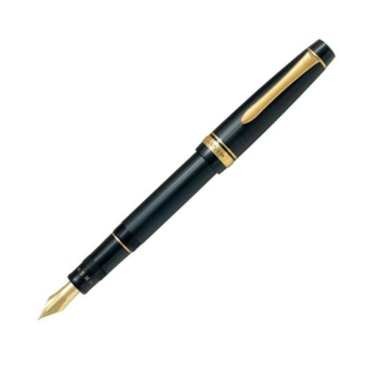 Pilot Justus 95 Fine Nib Fountain Pen - Stripe Black, (FJ-3MR-SB-F)