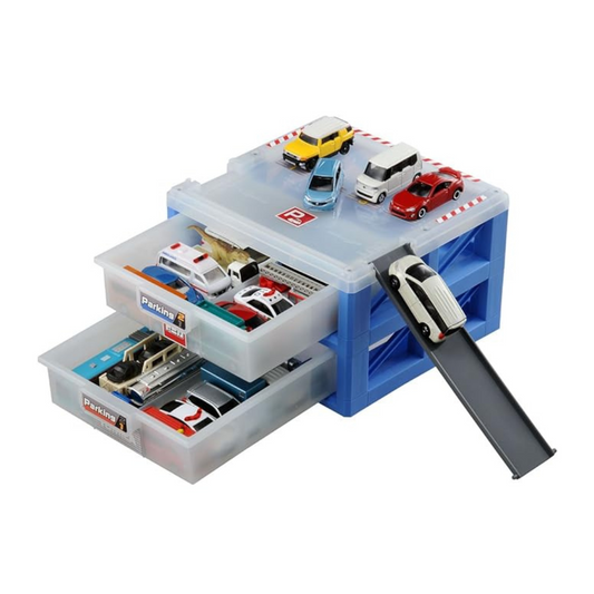 タカラトミー(Takara Tomy) Metal Tomica New Parking Case for 1: 64 Scale Die Cast Cars, Multicolor