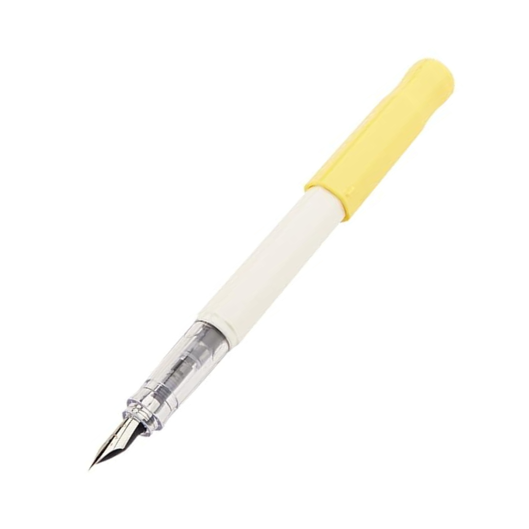 PILOT Fountain pen Kakuno Soft yellow EF (extremely small letter)