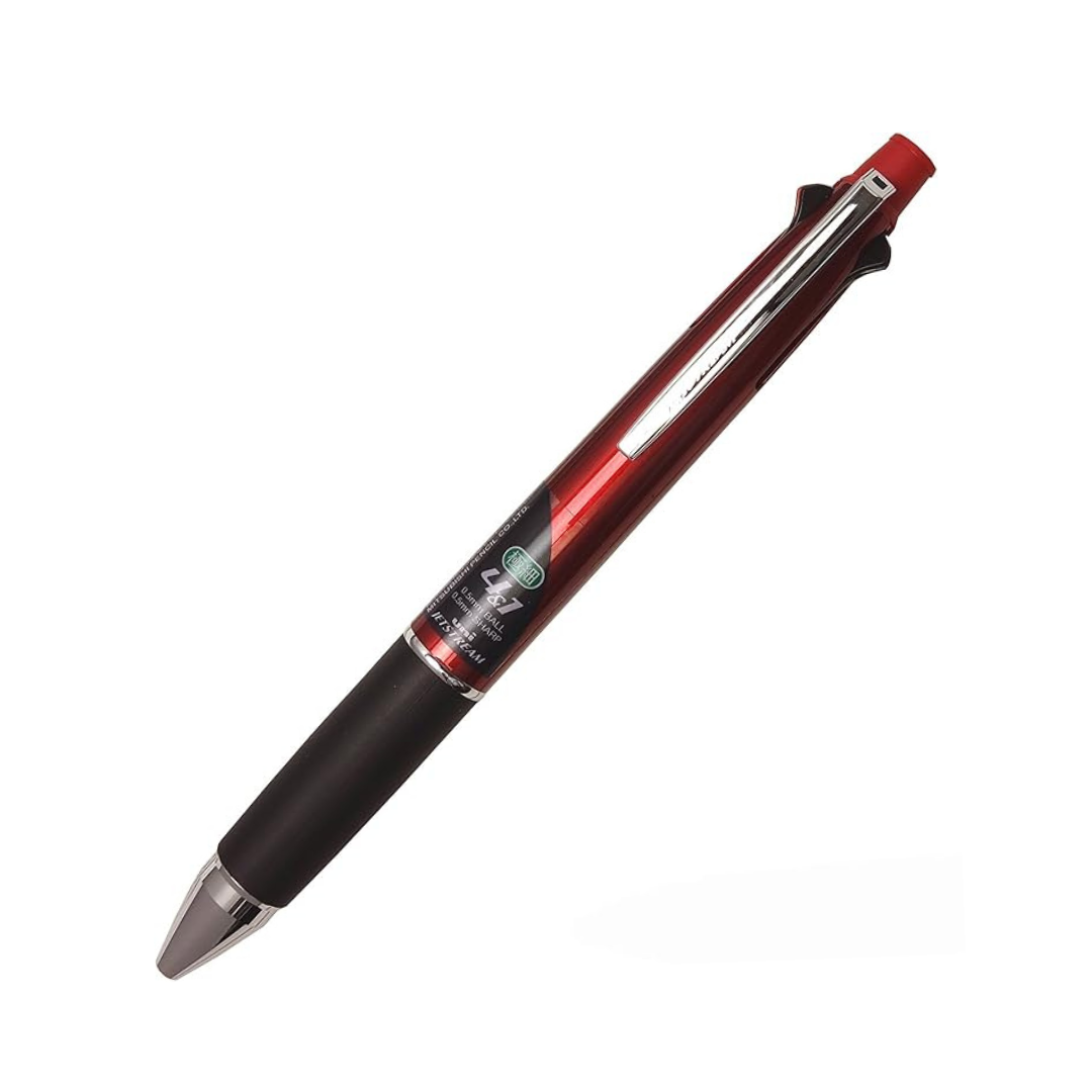 Uni Mitsubishi Pencil MSXE510005.24 Jetstream 4 & 1 Multi-Functional Pen, 0.02 Inches (0.5 mm), Smooth Writing, Black