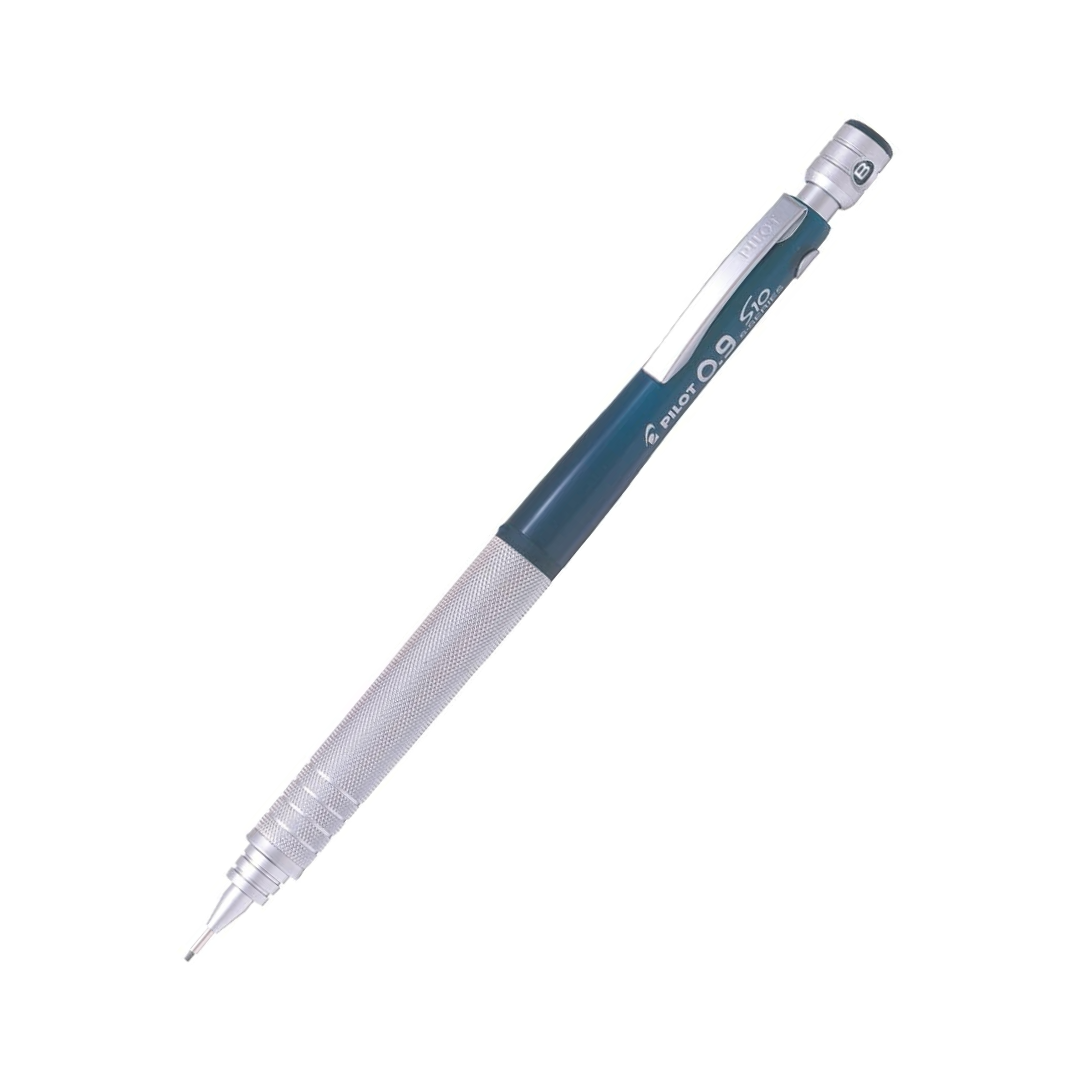 Pilot Mechanical Pencil S10, Transparent Green Body, 0.5mm Lead (HPS-1SR-TG5)