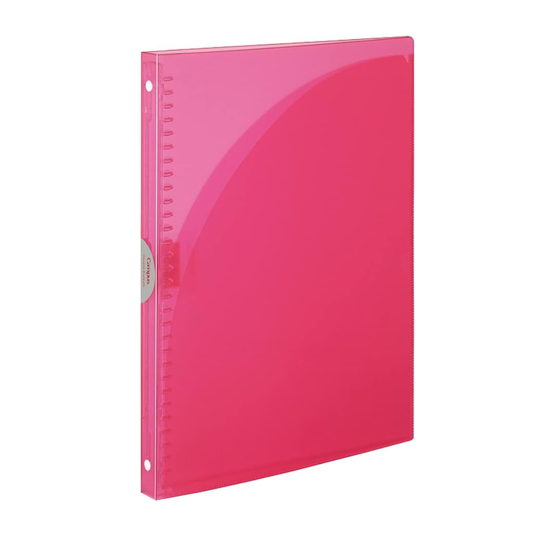 Kokuyo Campus Binder Notebook, Safety Pink